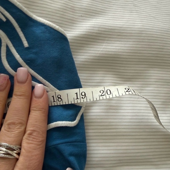 Commense Blue Fish Embroidered Maxi Dress - Picture 8 of 8